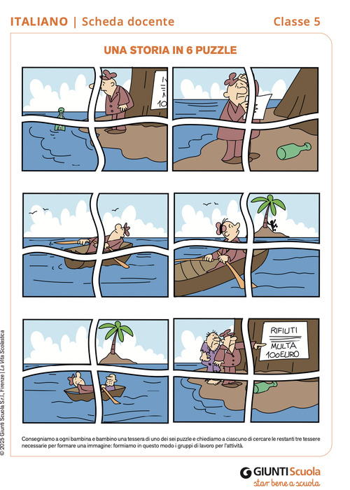Una storia in 6 puzzle | Giunti Scuola Una storia in 6 puzzle | Giunti Scuola