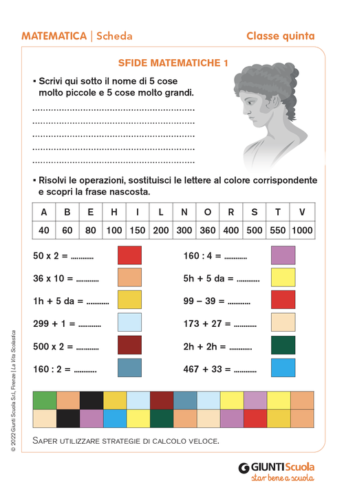 Sfide matematiche 1 | Giunti Scuola Sfide matematiche 1 | Giunti Scuola