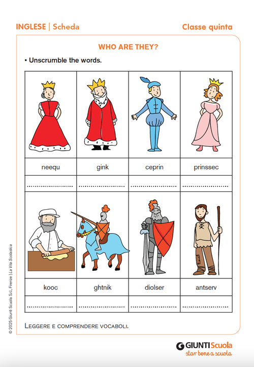 Who are they? | Giunti Scuola