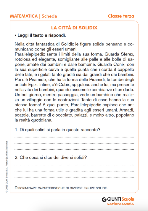 La città di Solidix | Giunti Scuola