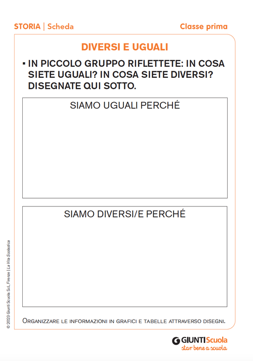 Diversi e uguali | Giunti Scuola Diversi e uguali | Giunti Scuola