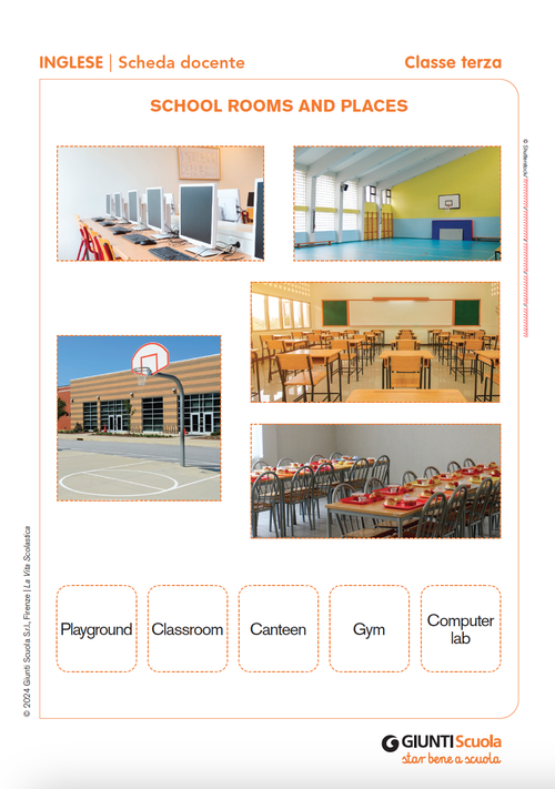 School rooms and places | Giunti Scuola School rooms and places | Giunti Scuola
