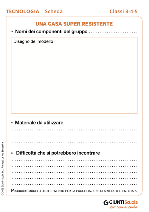 Una casa super resistente | Giunti Scuola Una casa super resistente | Giunti Scuola