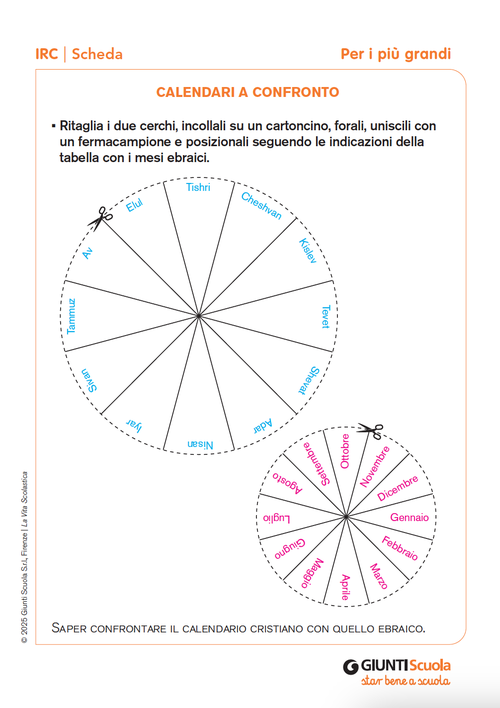 Calendari a confronto | Giunti Scuola Calendari a confronto | Giunti Scuola