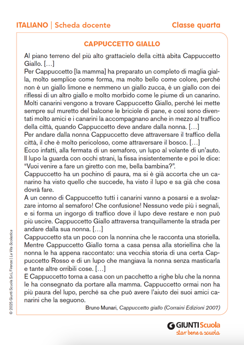 Cappuccetto giallo | Giunti Scuola Cappuccetto giallo | Giunti Scuola