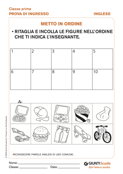 Metto in ordine | Giunti Scuola Metto in ordine | Giunti Scuola