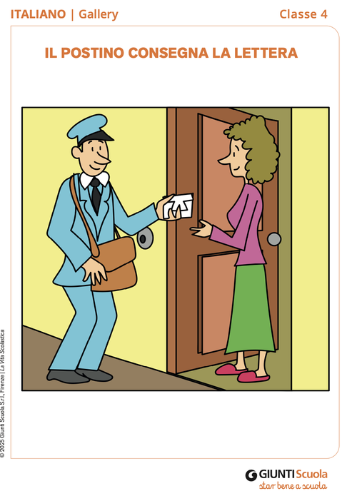 Il postino consegna la lettera | Giunti Scuola Il postino consegna la lettera | Giunti Scuola
