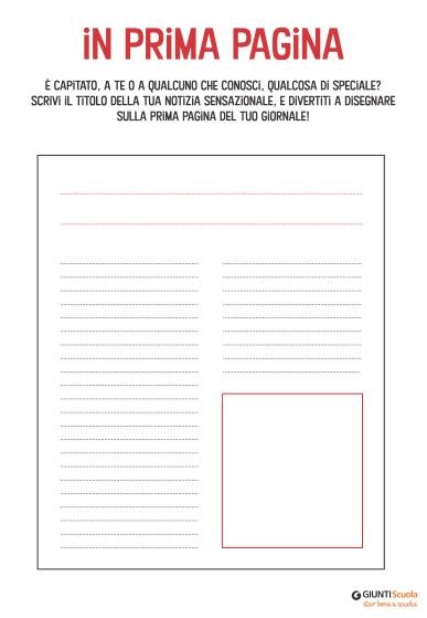 In prima pagina | Giunti Scuola