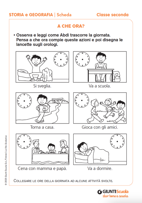 A che ora? | Giunti Scuola