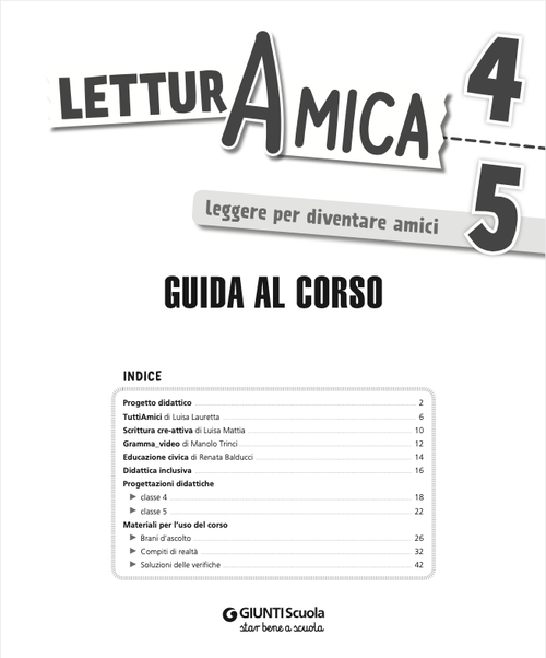 Guida al corso: LetturAmica | Giunti Scuola