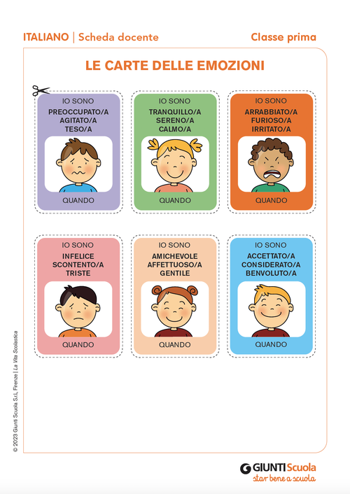 Le carte delle emozioni | Giunti Scuola Le carte delle emozioni | Giunti Scuola