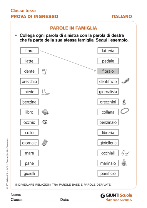 Parole in famiglia | Giunti Scuola Parole in famiglia | Giunti Scuola
