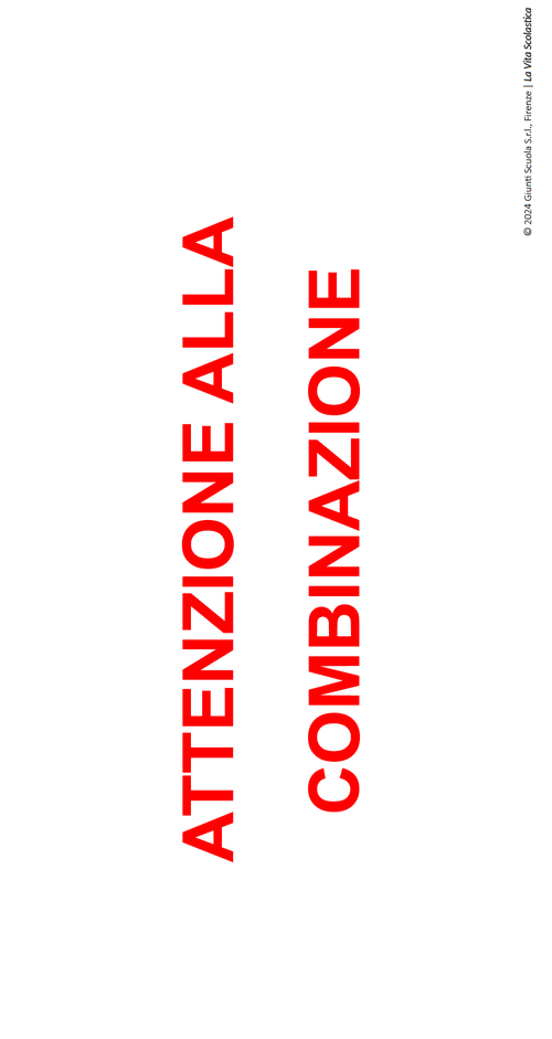 Attenzione alla combinazione! | Giunti Scuola Attenzione alla combinazione! | Giunti Scuola