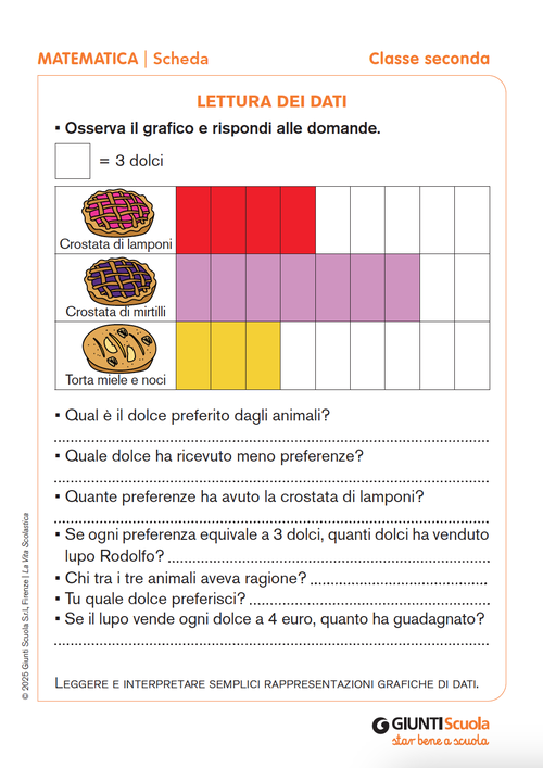 Lettura dei dati | Giunti Scuola Lettura dei dati | Giunti Scuola