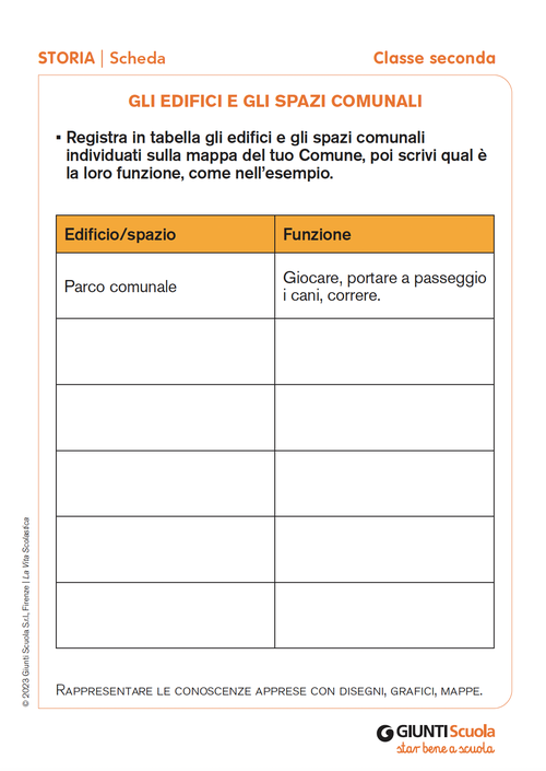 Gli edifici e gli spazi comunali | Giunti Scuola Gli edifici e gli spazi comunali | Giunti Scuola