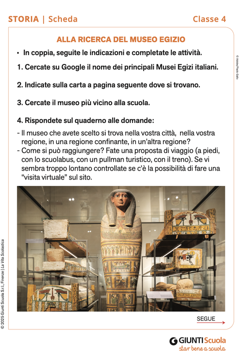 Alla ricerca del museo egizio | Giunti Scuola Alla ricerca del museo egizio | Giunti Scuola