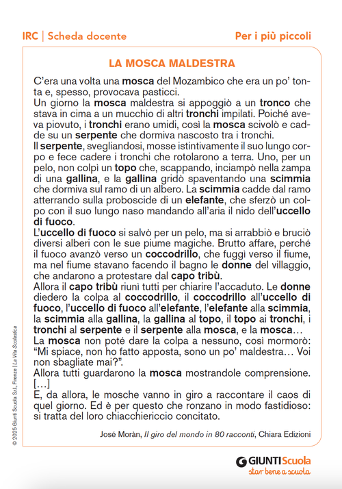 La mosca maldestra | Giunti Scuola La mosca maldestra | Giunti Scuola