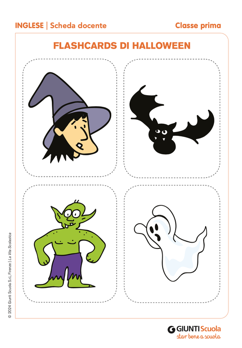 Flashcards di Halloween | Giunti Scuola Flashcards di Halloween | Giunti Scuola