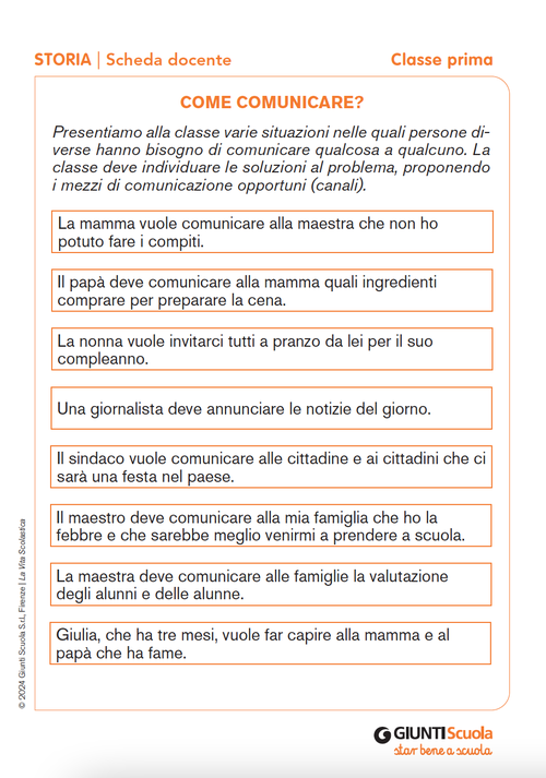 Come comunicare? | Giunti Scuola Come comunicare? | Giunti Scuola