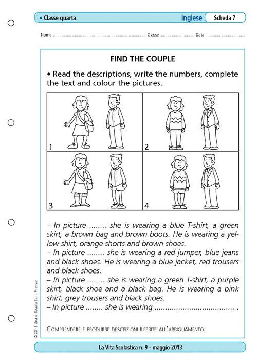 Find the couple | Giunti Scuola Find the couple | Giunti Scuola
