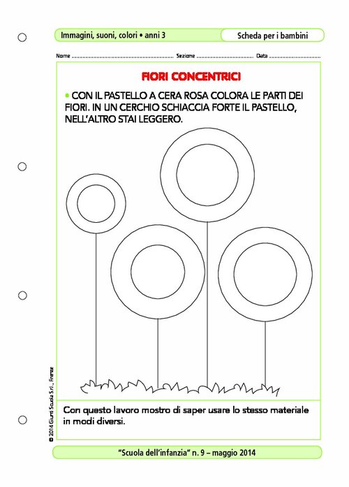 Fiori concentrici | Giunti Scuola Fiori concentrici | Giunti Scuola