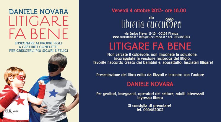 Firenze - Presentazione "Litigare fa bene" | Giunti Scuola Firenze - Presentazione "Litigare fa bene" | Giunti Scuola