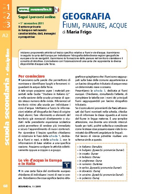 Fiumi, pianure, acque | Giunti Scuola Fiumi, pianure, acque | Giunti Scuola