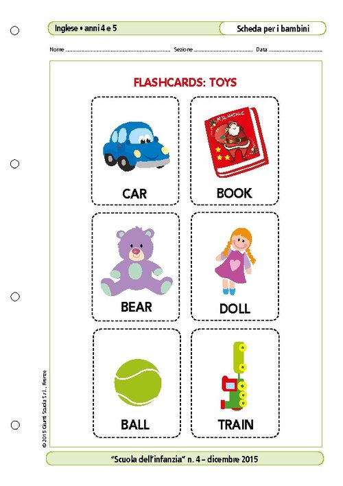 Flashcard: Toys | Giunti Scuola Flashcard: Toys | Giunti Scuola