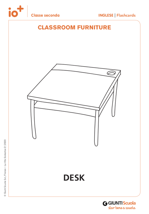 Flashcards: Classroom Furniture | Giunti Scuola Flashcards: Classroom Furniture | Giunti Scuola