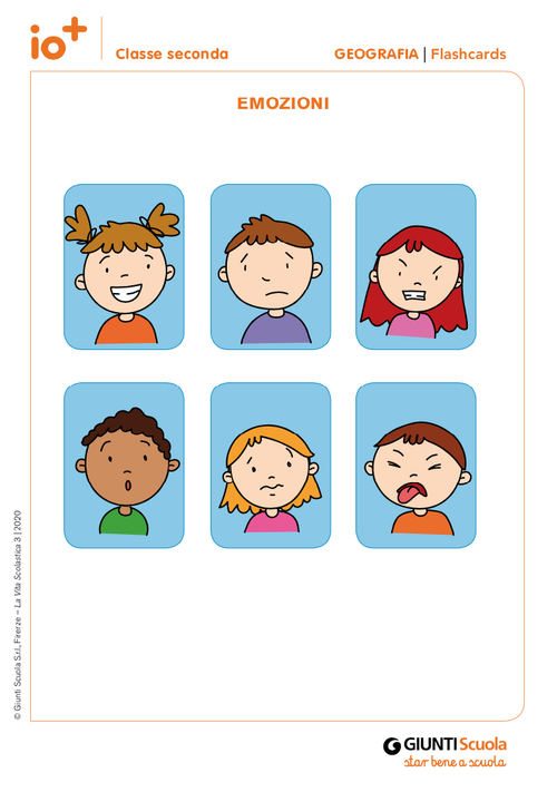 Flashcards: emozioni | Giunti Scuola Flashcards: emozioni | Giunti Scuola