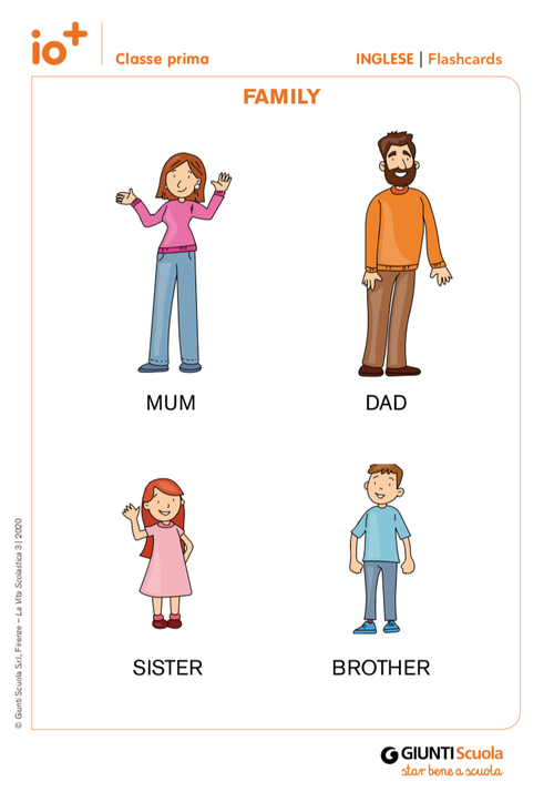 Flashcards: Family | Giunti Scuola Flashcards: Family | Giunti Scuola