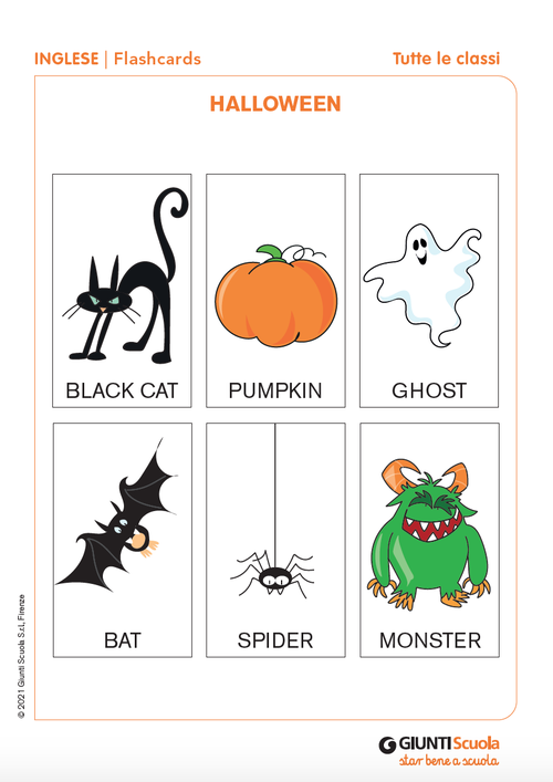 Flashcards: Halloween | Giunti Scuola
