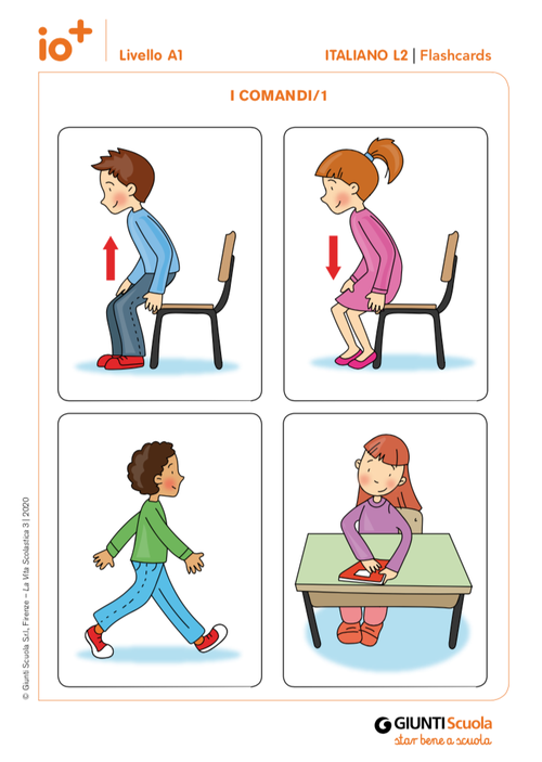 Flashcards: I comandi | Giunti Scuola Flashcards: I comandi | Giunti Scuola