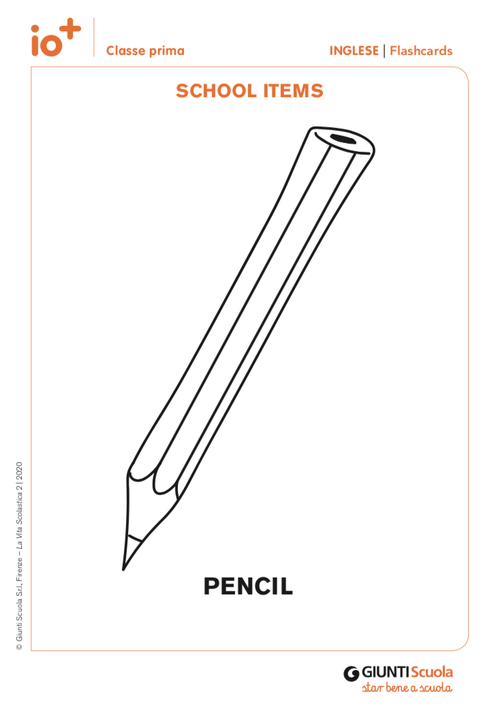 Flashcards: School Items | Giunti Scuola Flashcards: School Items | Giunti Scuola