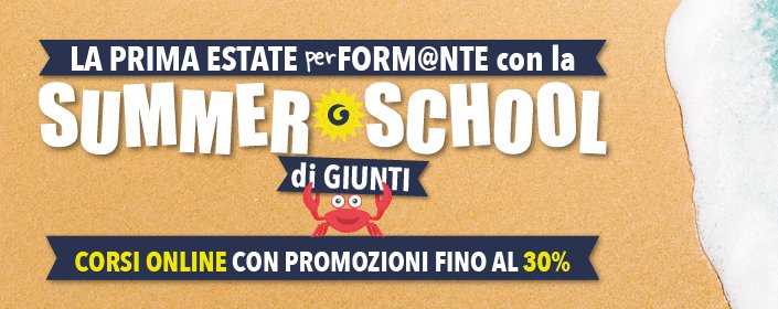 Formazione online con la Summer School di Giunti | Giunti Scuola Formazione online con la Summer School di Giunti | Giunti Scuola