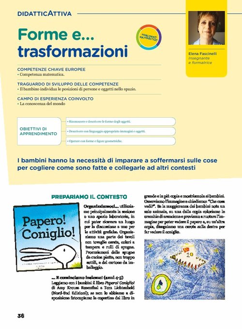 Forme e trasformazioni | Giunti Scuola Forme e trasformazioni | Giunti Scuola