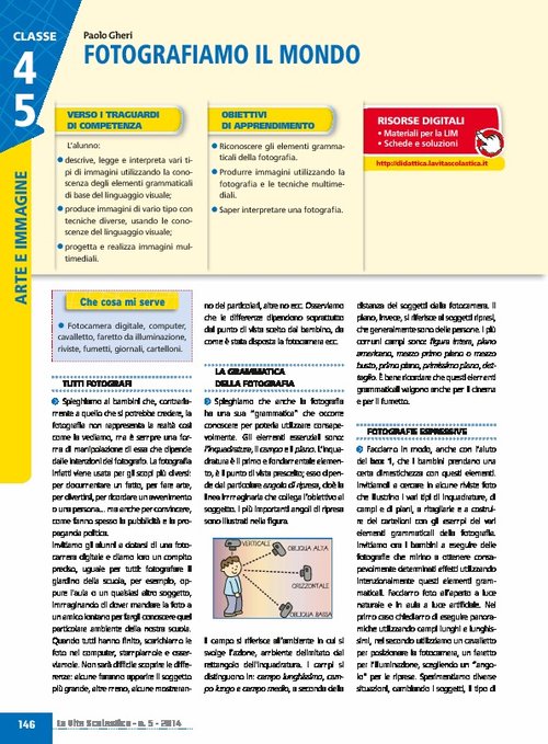Fotografiamo il mondo | Giunti Scuola Fotografiamo il mondo | Giunti Scuola