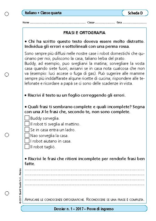 Frasi e ortografia | Giunti Scuola Frasi e ortografia | Giunti Scuola