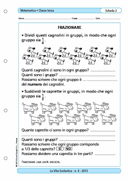 Frazionare | Giunti Scuola Frazionare | Giunti Scuola