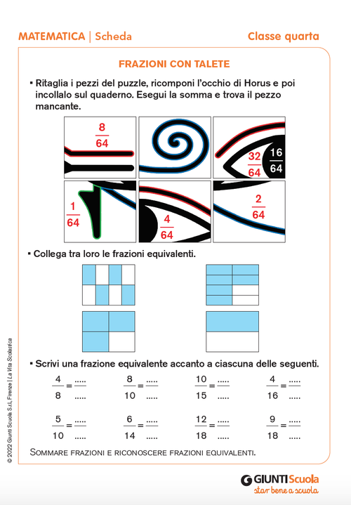 Frazioni con Talete | Giunti Scuola Frazioni con Talete | Giunti Scuola