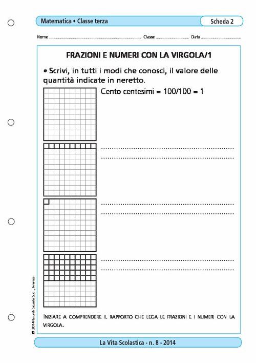 Frazioni e numeri con la virgola/1 | Giunti Scuola Frazioni e numeri con la virgola/1 | Giunti Scuola
