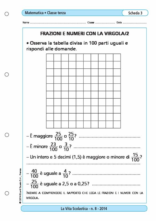 Frazioni e numeri con la virgola/2 | Giunti Scuola Frazioni e numeri con la virgola/2 | Giunti Scuola