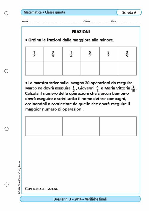 Frazioni | Giunti Scuola Frazioni | Giunti Scuola