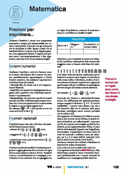 Frazioni per esprimere... | Giunti Scuola Frazioni per esprimere... | Giunti Scuola