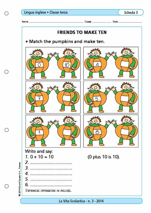 Friends to make ten | Giunti Scuola Friends to make ten | Giunti Scuola