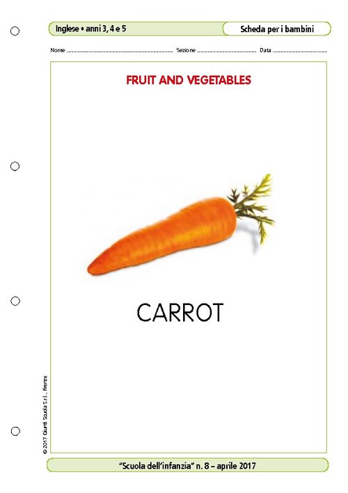 Fruit and vegetables | Giunti Scuola