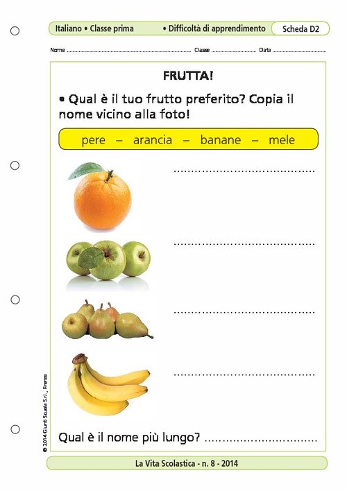 Frutta! | Giunti Scuola Frutta! | Giunti Scuola