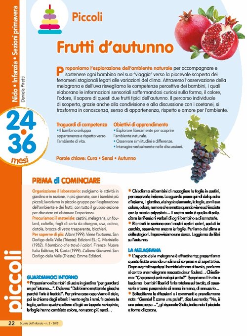 Frutti d'autunno | Giunti Scuola Frutti d'autunno | Giunti Scuola
