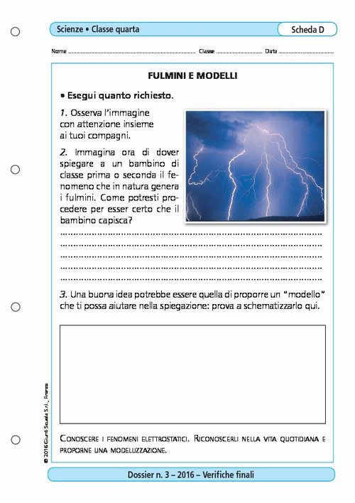 Fulmini e modelli | Giunti Scuola Fulmini e modelli | Giunti Scuola