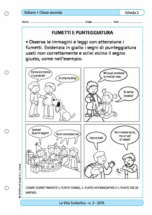 Fumetti e punteggiatura | Giunti Scuola Fumetti e punteggiatura | Giunti Scuola